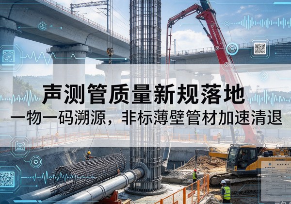 资阳声测管质量新规落地，一物一码溯源，非标薄壁管材加速清退